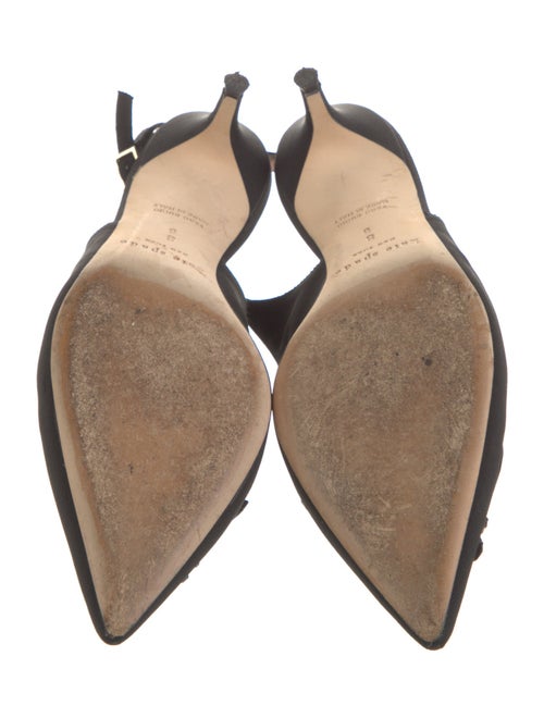 Kate Spade New York Suede Crystal Embellishments Slingback Pumps