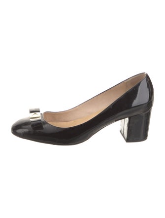 Kate Spade New York Patent Leather Bow Accents Pumps