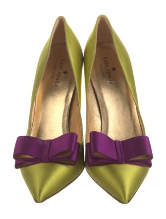 Kate Spade New York Satin Bow Accents Pumps