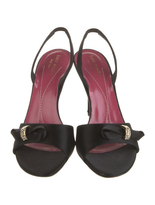 Kate Spade New York Satin Bow Accents Slingback Sandals