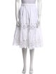 Kate Spade New York Eyelet Trim Knee-Length Skirt