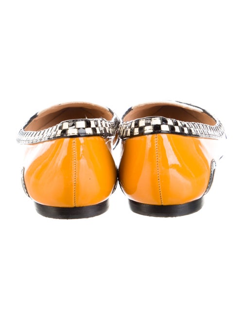 Kate Spade New York Patent Leather Printed Flats