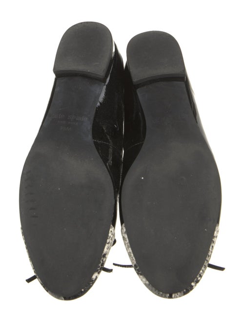 Kate Spade New York Patent Leather Animal Print Ballet Flats
