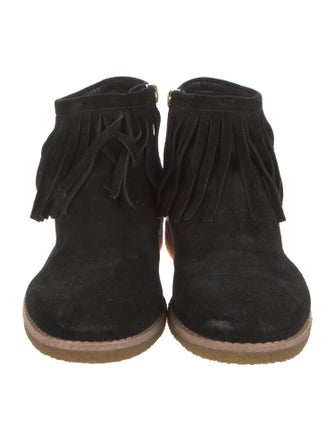 Kate Spade New York Suede Fringe Trim Accent Flats