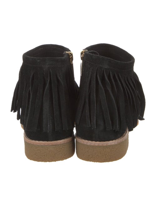 Kate Spade New York Suede Fringe Trim Accent Flats