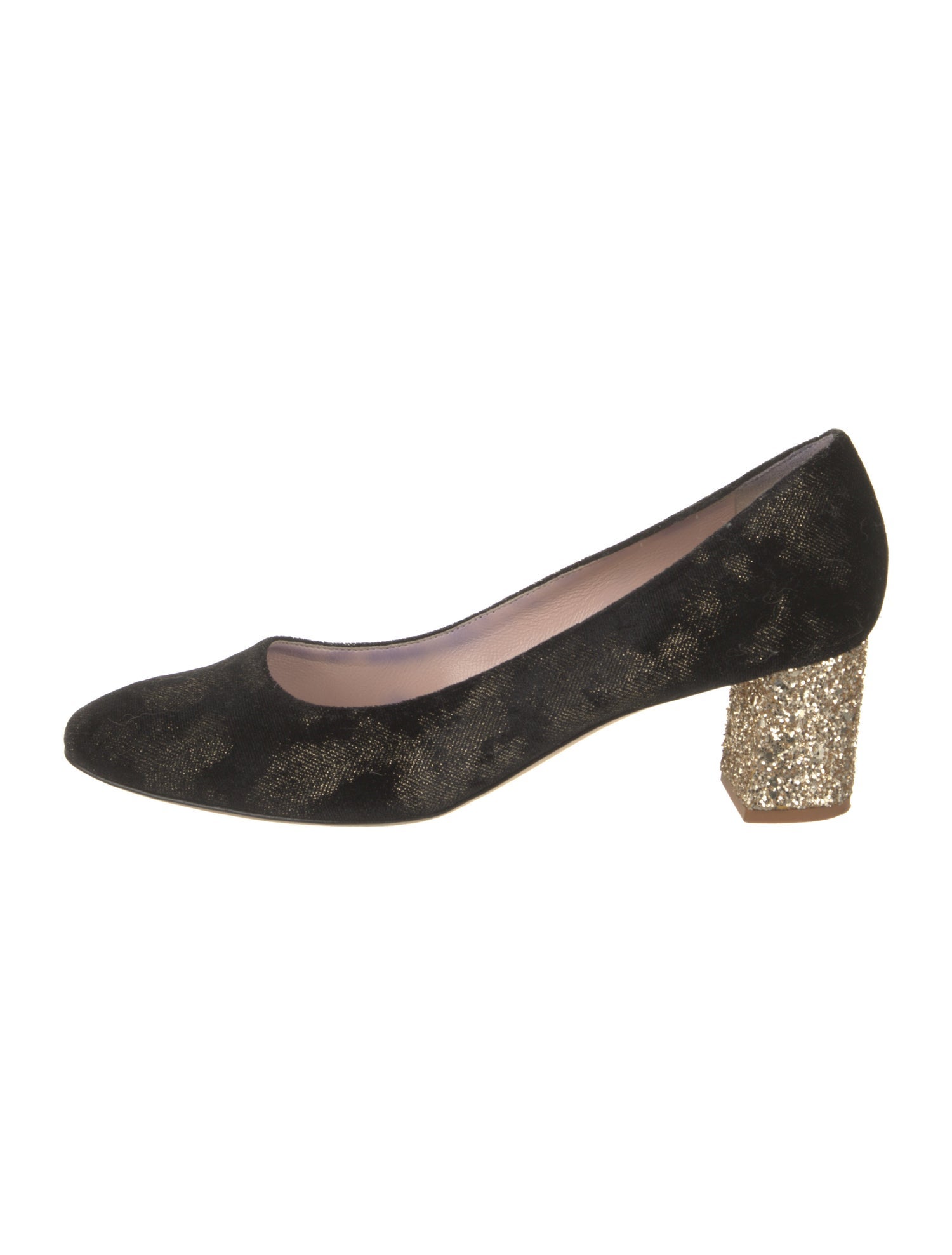 Kate Spade New York Velvet Glitter Accents Pumps
