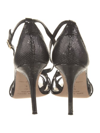 Kate Spade New York Embossed Leather Slingback Sandals