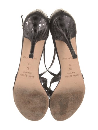 Kate Spade New York Embossed Leather Slingback Sandals