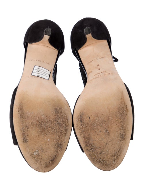 Kate Spade New York Suede T-Strap Sandals