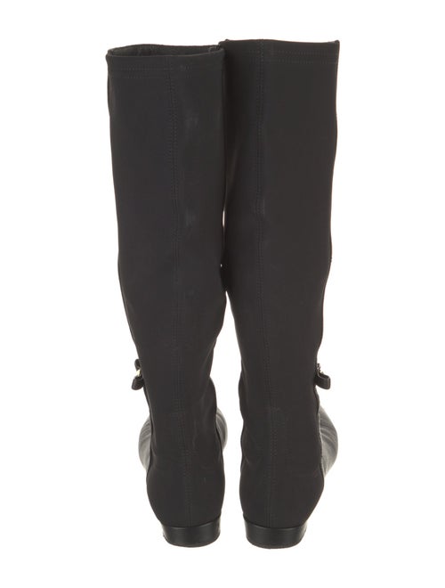 Kate Spade New York Leather Bow Accents Riding Boots