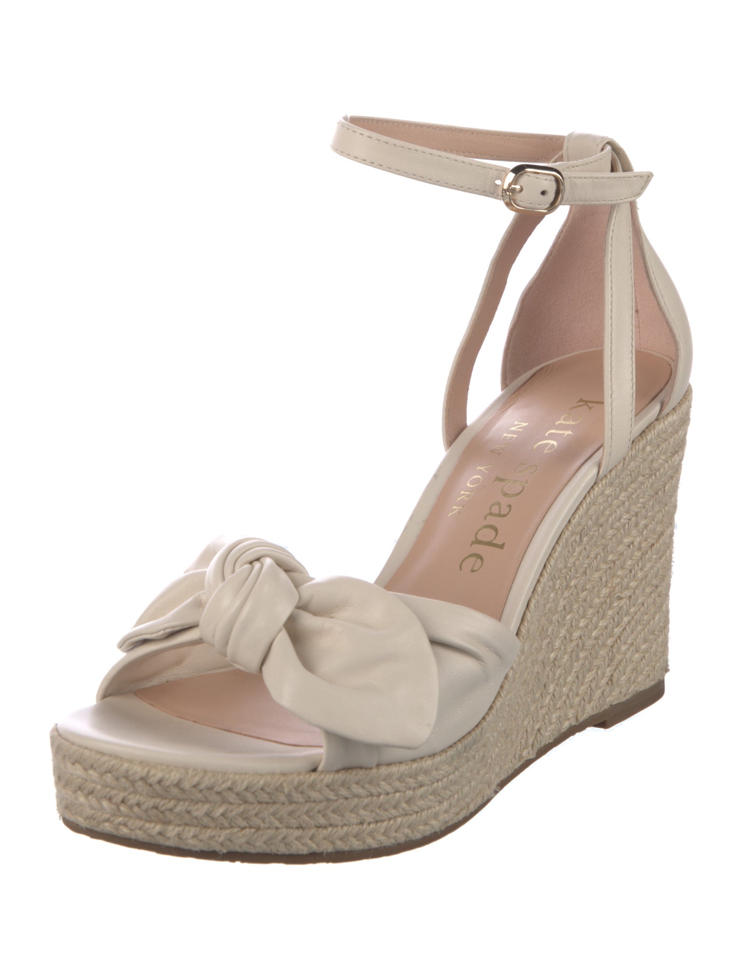 Kate Spade New York Leather Espadrilles