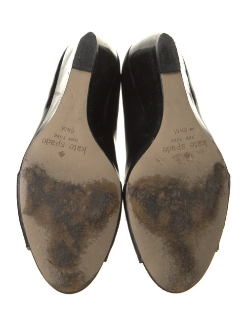 Kate Spade New York Patent Leather Bow Accents Pumps