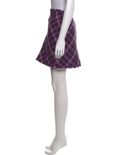 Kate Spade New York Plaid Print Mini Skirt