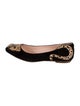 Kate Spade New York Suede Animal Print Ballet Flats