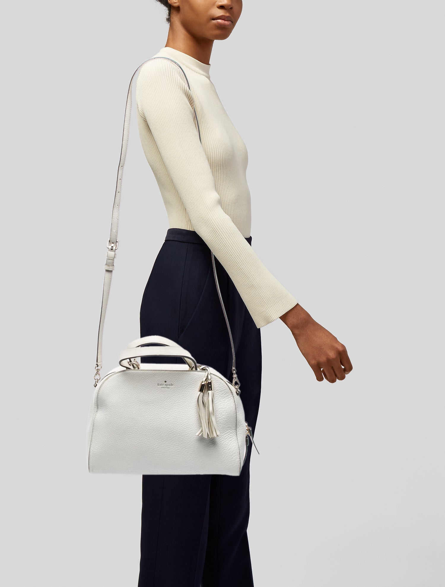 Kate Spade New York Saffiano Leather Top Handle Bag