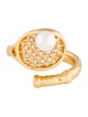 Kate Spade New York Faux Pearl Queen Of The Court Tennis Cocktail Ring