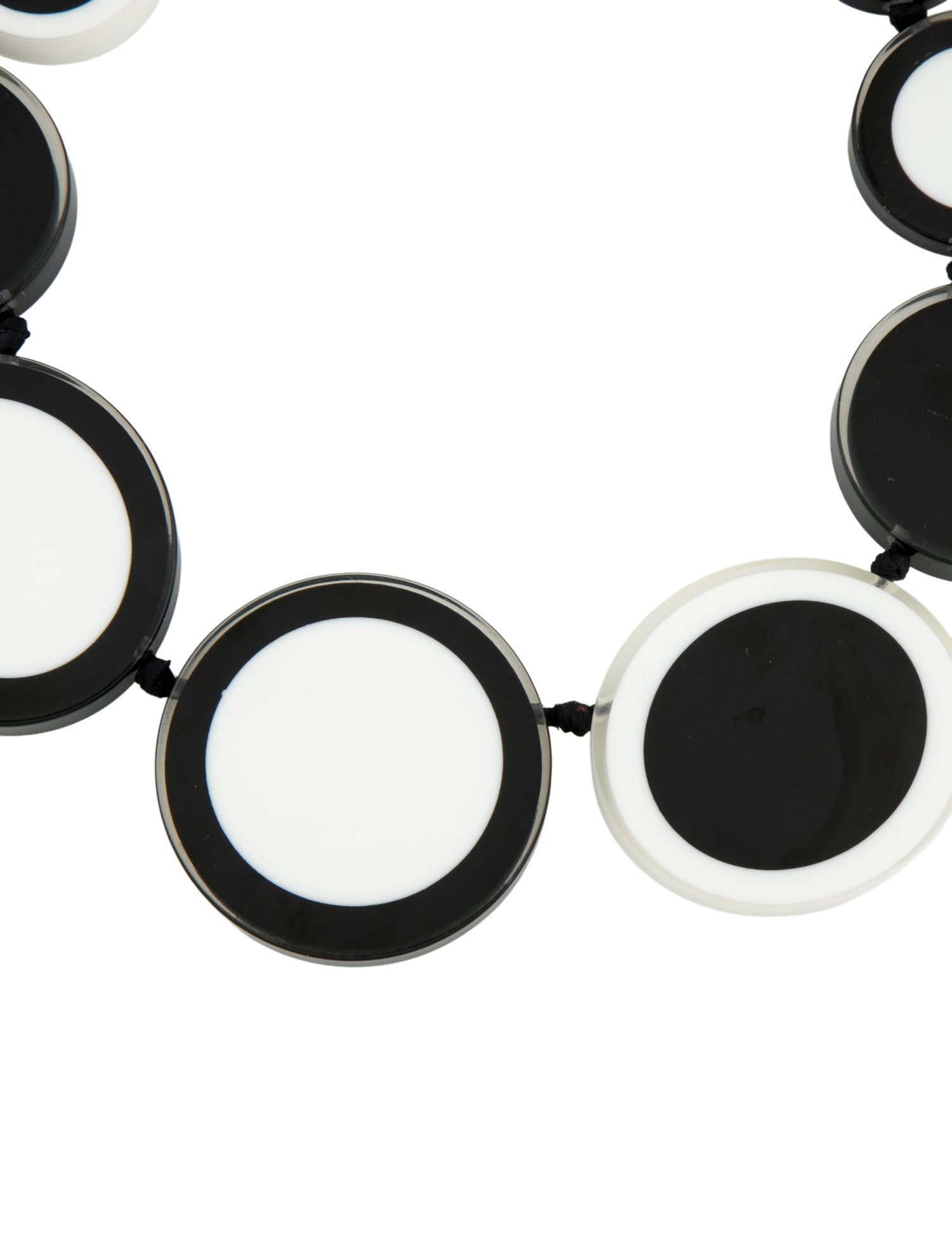 Kate Spade New York Resin & Ribbon 'Connect The Dot' Collar Necklace