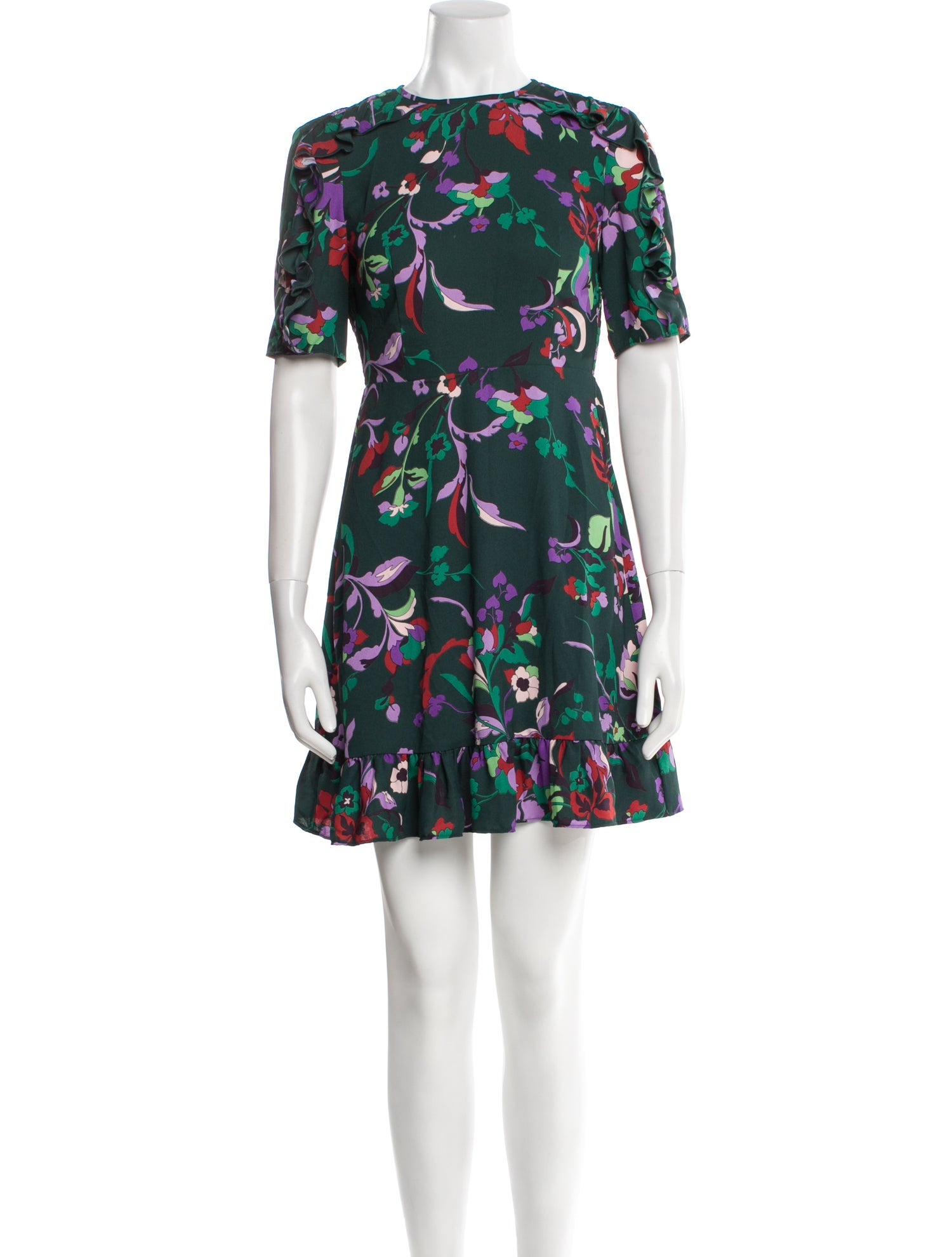 Kate Spade New York Floral Print Mini Dress