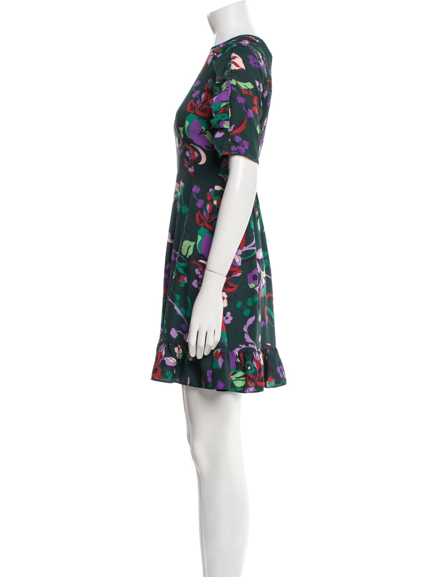 Kate Spade New York Floral Print Mini Dress