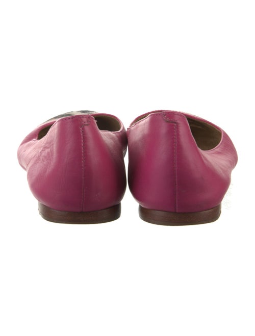 Kate Spade New York Leather Animal Print Ballet Flats