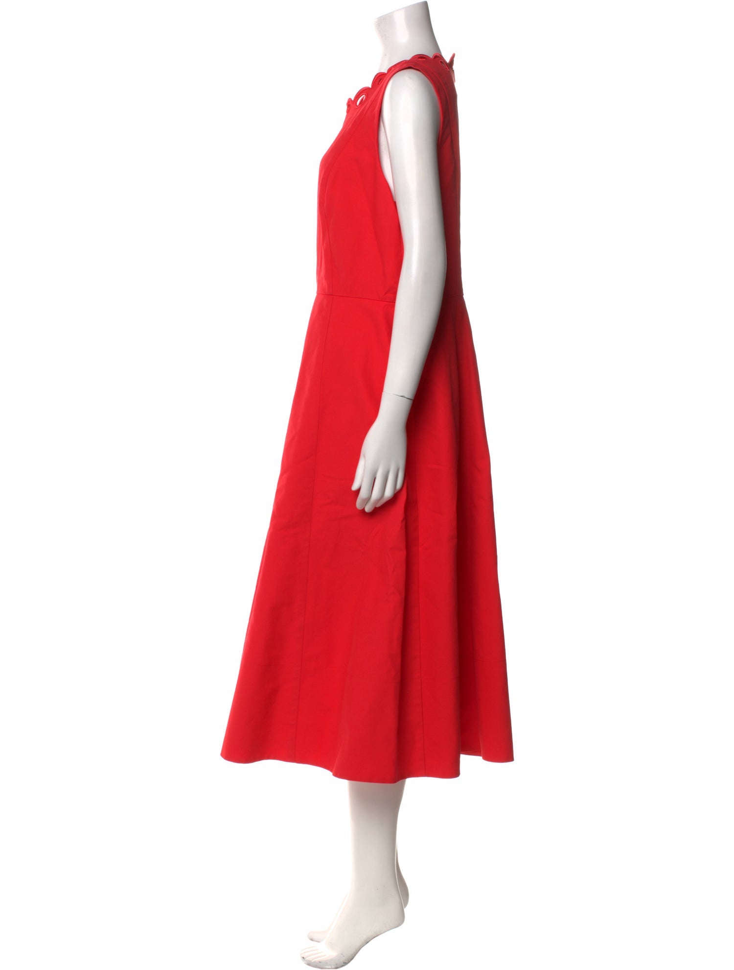 Kate Spade New York Scoop Neck Midi Length Dress