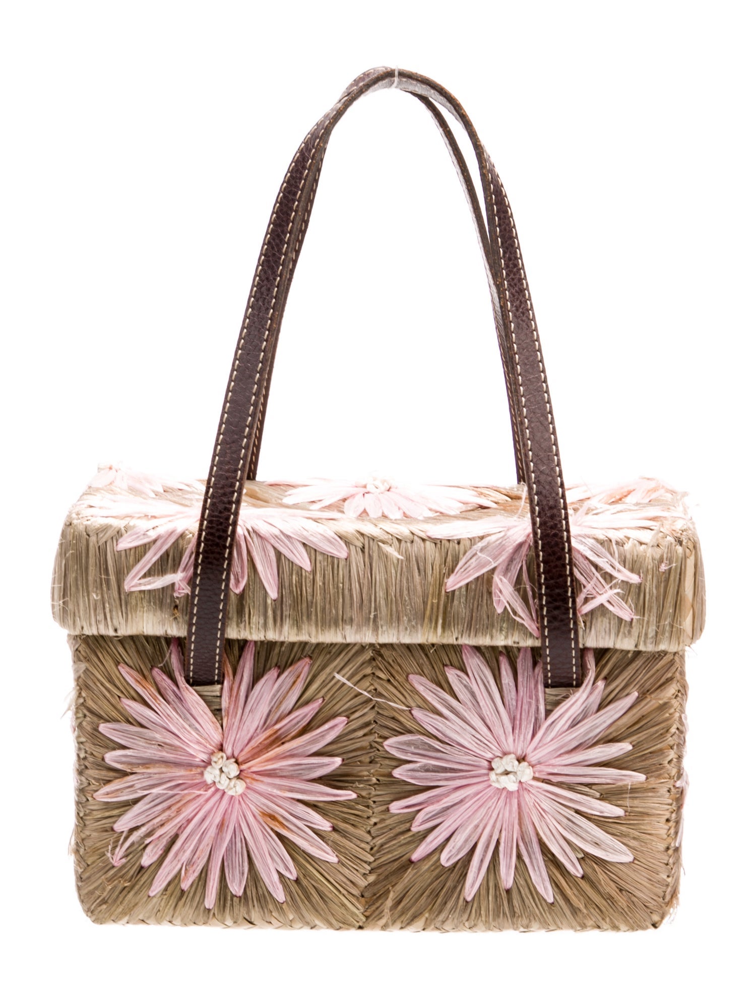 Kate Spade New York Raffia Top Handle Bag