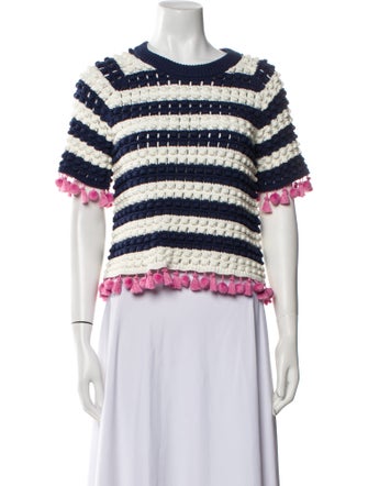 Kate Spade New York Striped Crew Neck Sweater