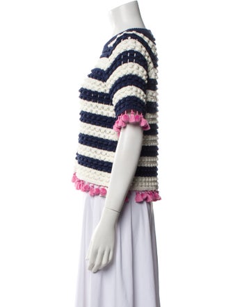 Kate Spade New York Striped Crew Neck Sweater