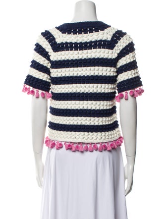 Kate Spade New York Striped Crew Neck Sweater