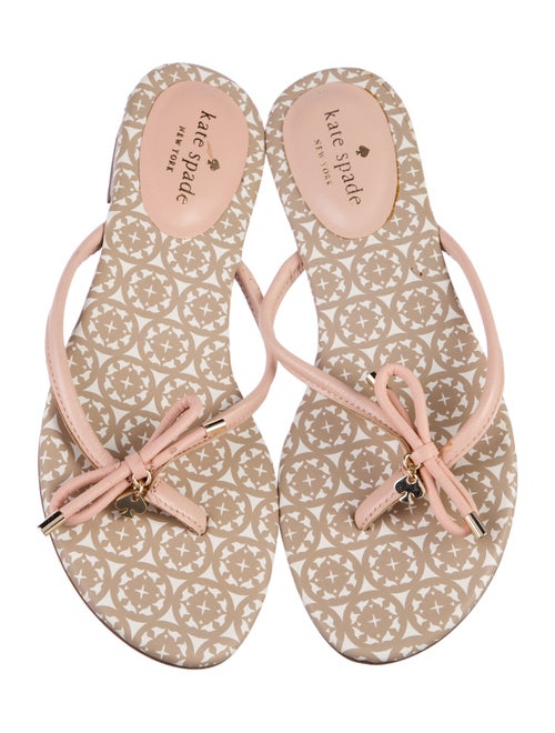 Kate Spade New York Leather Printed Slides