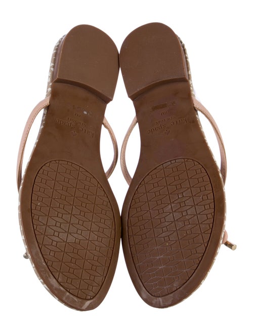 Kate Spade New York Leather Printed Slides