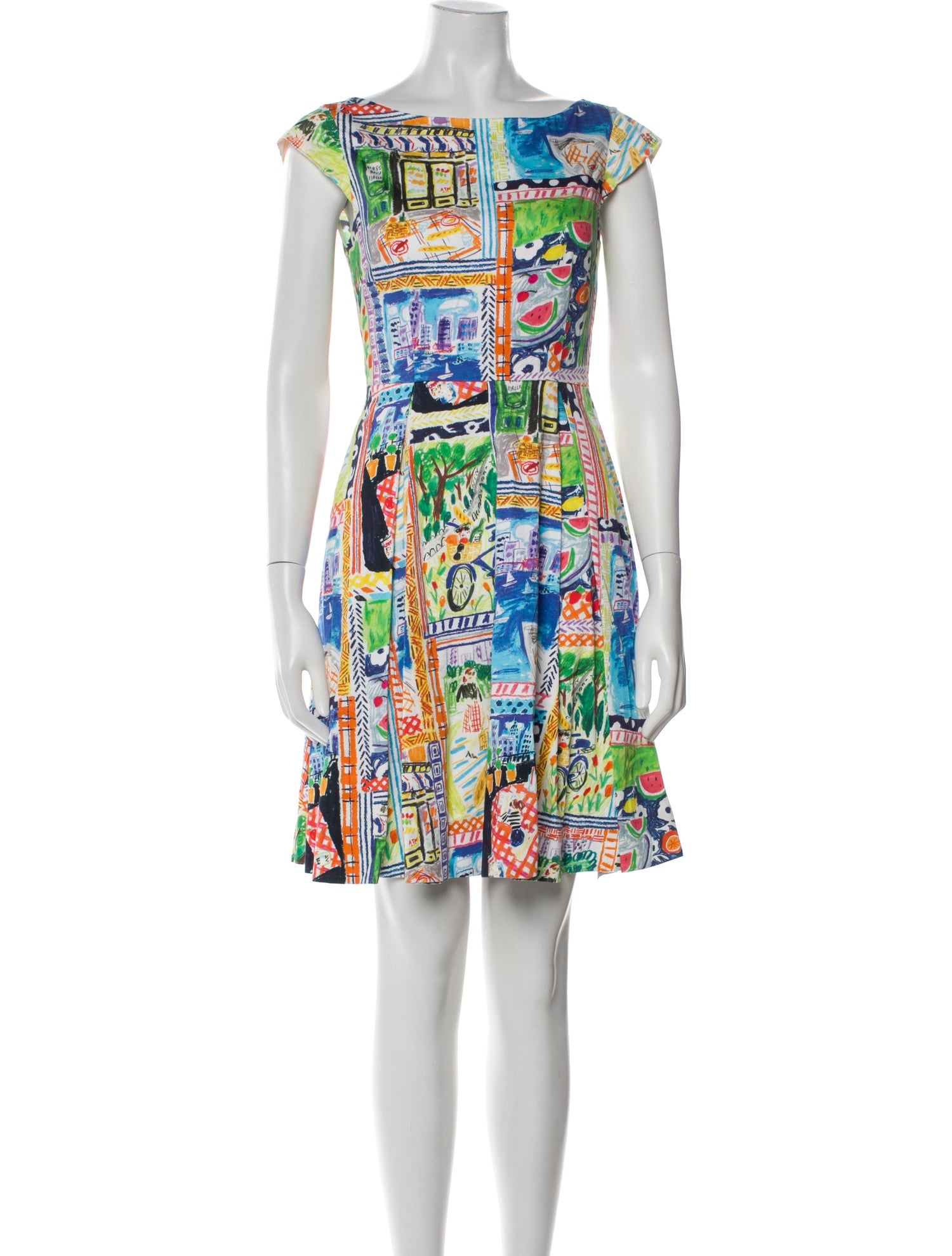 Kate Spade New York Printed Mini Dress