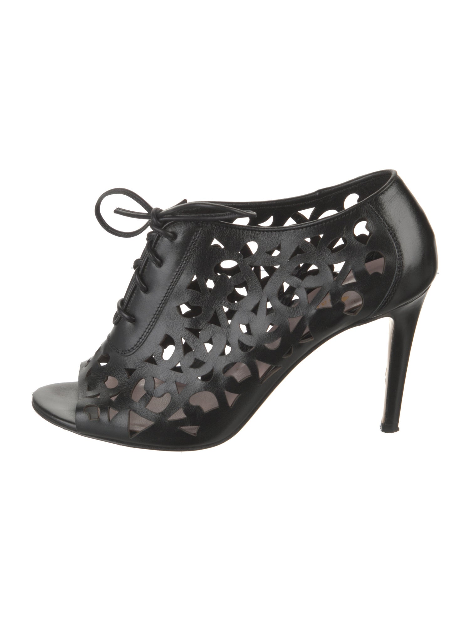 Kate Spade New York Leather Eyelet Trim Sandals