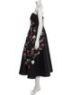 Kate Spade New York Floral Print Midi Length Dress