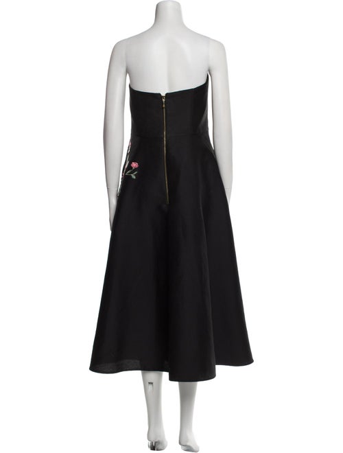 Kate Spade New York Floral Print Midi Length Dress
