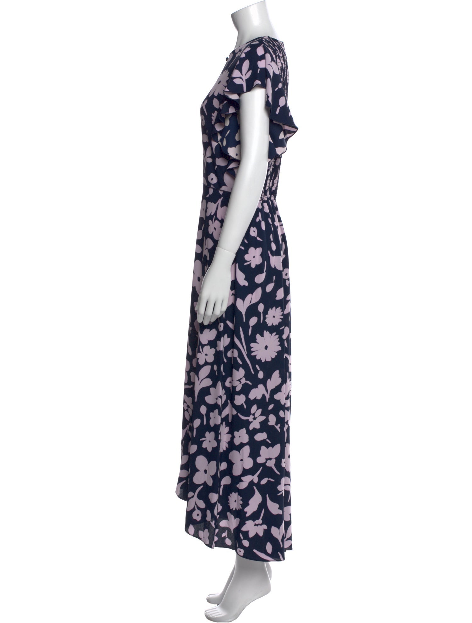 Kate Spade New York Floral Print Long Dress w/ Tags