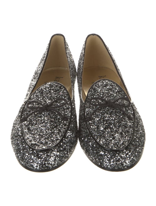 Kate Spade New York Glitter Bow Accents Loafers