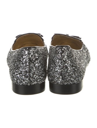 Kate Spade New York Glitter Bow Accents Loafers