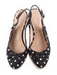 Kate Spade New York Canvas Polka Dot Print Slingback Pumps
