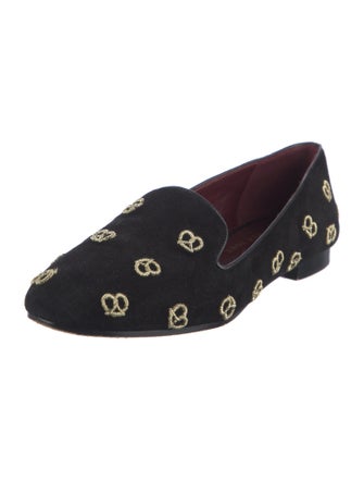 Kate Spade New York Suede Printed Loafers