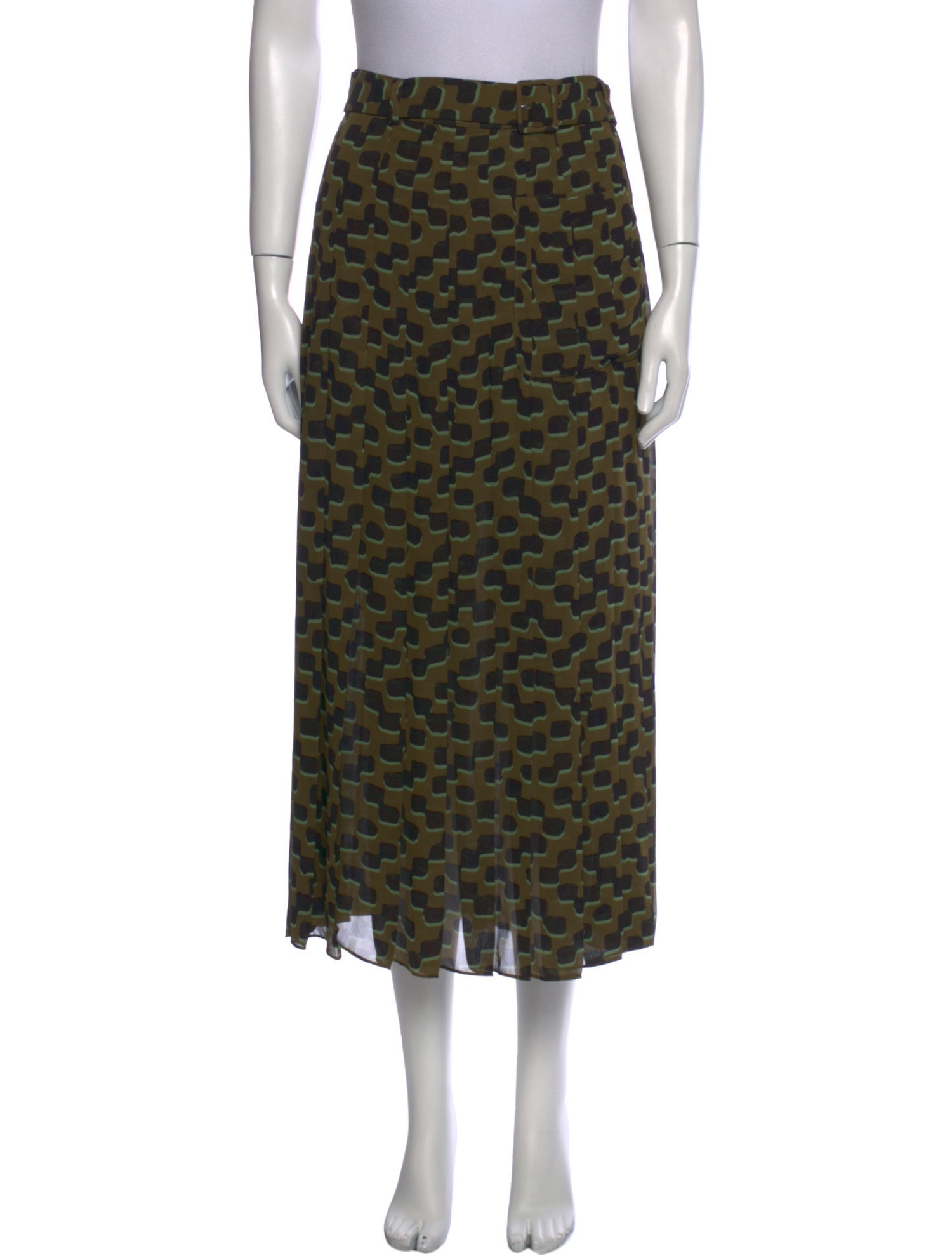 Kate Spade New York Printed Midi Length Skirt