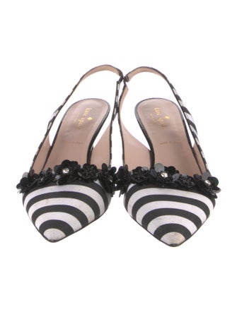Kate Spade New York Striped Slingback Pumps