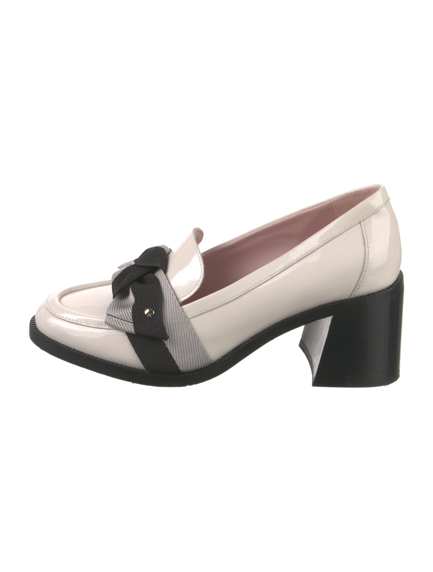 Kate Spade New York Patent Leather Colorblock Pattern Pumps