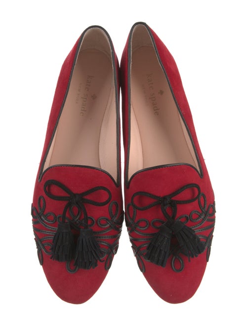 Kate Spade New York Suede Tassel Accents Loafers