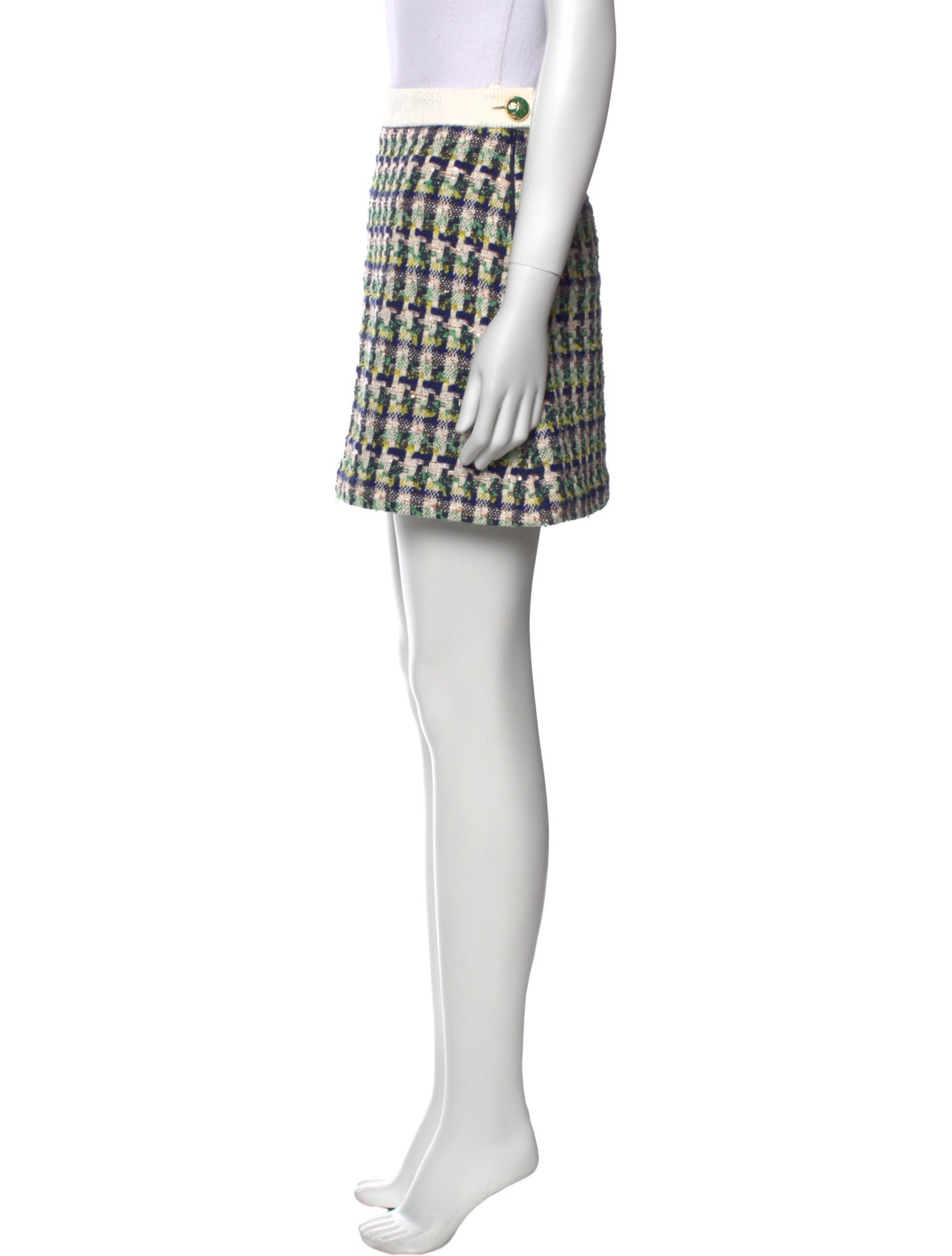 Kate Spade New York Tweed Pattern Mini Skirt