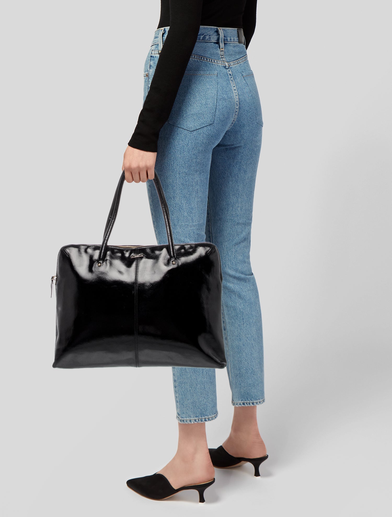 Kate Spade New York Patent Leather Top Handle Bag