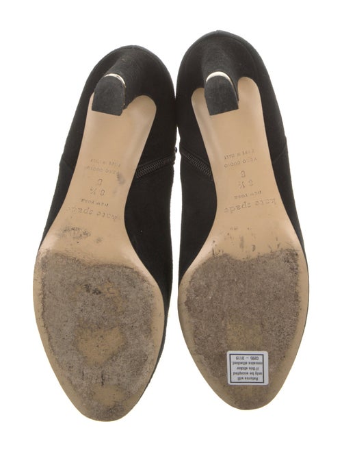 Kate Spade New York Suede Bow Accents Boots