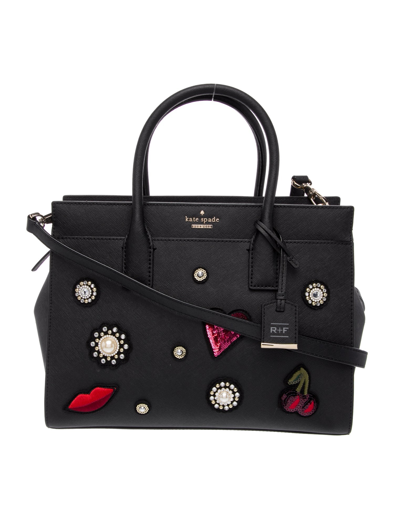 Kate Spade X Rodan & Fields Saffiano Leather Top Handle Bag