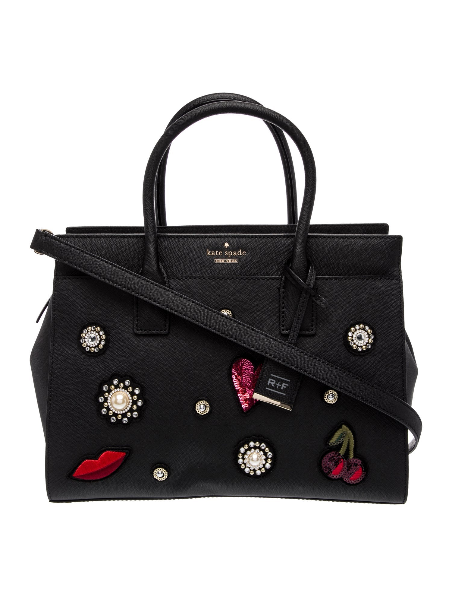 Kate Spade X Rodan & Fields Saffiano Leather Top Handle Bag