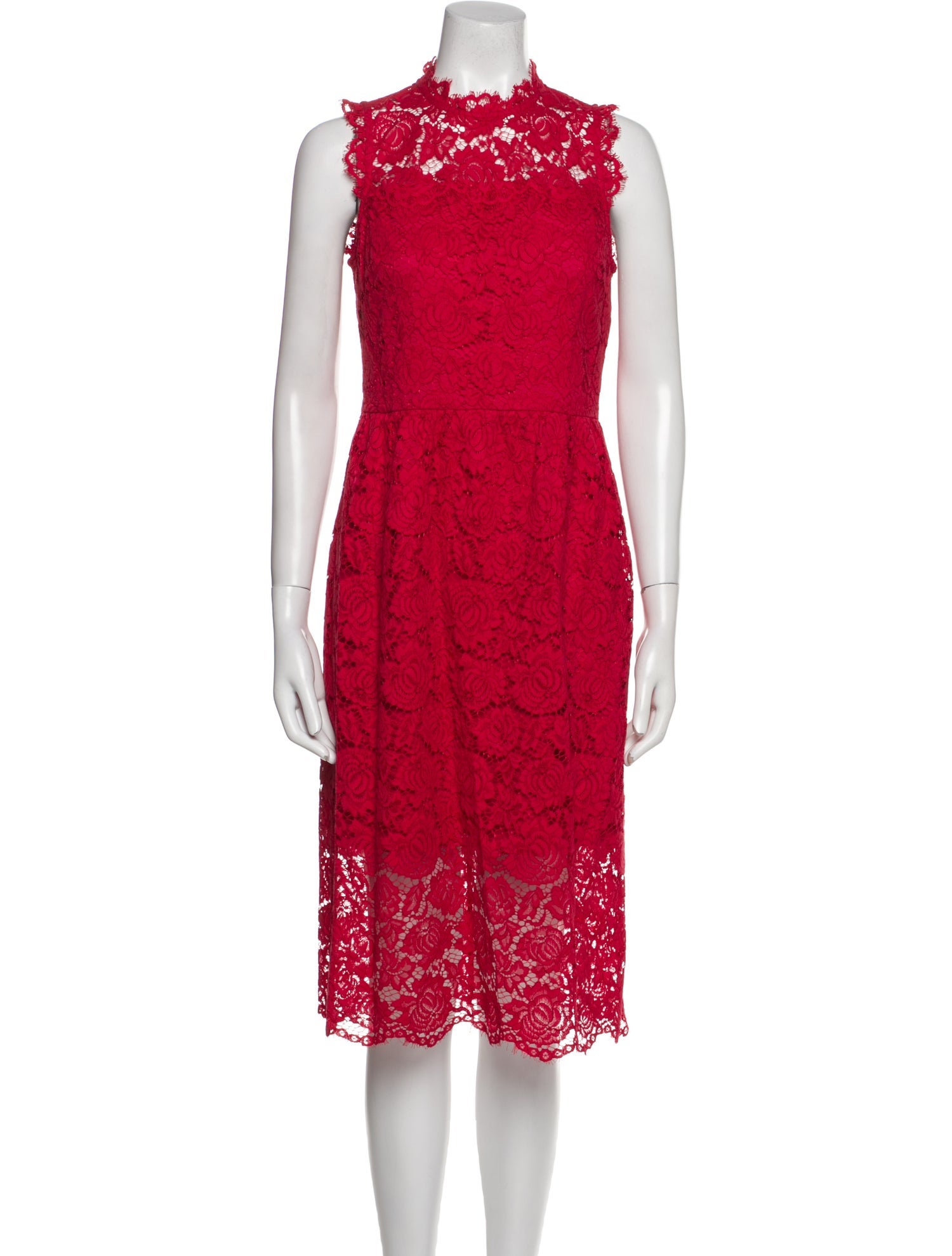 Kate Spade New York Lace Pattern Midi Length Dress